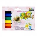 Marvy Uchida flomasterit vaaleille kankaille koristeluun 560-6A Fabric Marker Primary, 6 kpl. Marvy Uchida flomasterit vaaleille kankaille koristeluun 560-6A Fabric Marker Primary, 6 kpl.