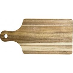 Akacijų pjaustymo lenta Parma 32,5 x 16 x 1,5 cm su rankena AMBITION