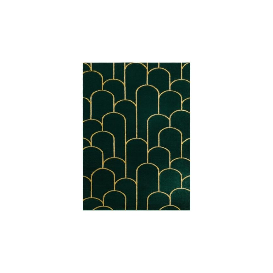 Estema Artdeco 2 värinen matto, vihreä pullo 140x190 Hakano – 2