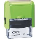 Antspaudas COLOP Spausdintuvas C20, roheline/selge korpus, sinine patja. Antspaudas COLOP Spausdintuvas C20, roheline/selge korpus, sinine patja.
