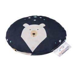 Bocioland cherry pit pillow, white bear, BOC0208
