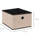 Storage Solutions Neaustinė tekstilės talpykka, 32 x 25 x 18 cm Storage Solutions Neaustinė tekstilės talpykka, 32 x 25 x 18 cm