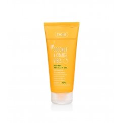 Ziaja Coconut and Orange Vibes Energizing and Refreshing Shower and Bath Gel, 200 ml