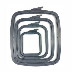 Nurge kvadratinis (stačiakampis) plastikinis lankelis 19.5x22 cm (pilkas) 170-13GREY
