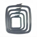 Nurge Marketing Nurge square (rectangular) plastic headband 19.5x22 cm (gray) 170-13GREY Nurge Marketing Nurge square (rectangular) plastic headband 19.5x22 cm (gray) 170-13GREY