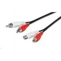 Kabel PremiumCord RCA (Cinch) x2 - RCA (Cinch) x2 10m musta (kjackcmf2-10) Kabel PremiumCord RCA (Cinch) x2 - RCA (Cinch) x2 10m musta (kjackcmf2-10)