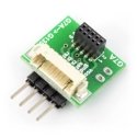 OEM IDC adapter with 10 contacts 1.27mm - JST 1.25mm + v2 connectors for PMS7003 sensor. OEM IDC adapter with 10 contacts 1.27mm - JST 1.25mm + v2 connectors for PMS7003 sensor.