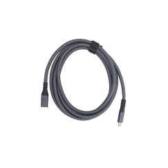 Spacetronik USB-C kabelis su PD 240W 30cm juodas