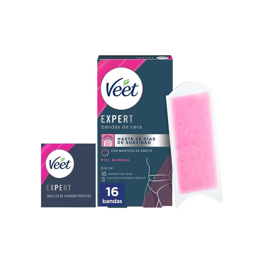 Veet Expert Bikini Body Hair Removal Strips bikini area wax strips, 16 pcs. – 2