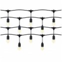 Orno Lighting Garland - 1 cord 15 m (15 fixtures) + 15 LED bulbs 1W E27, 3000K + 1 free bulb Orno Lighting Garland - 1 cord 15 m (15 fixtures) + 15 LED bulbs 1W E27, 3000K + 1 free bulb