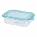 Excellent Houseware stikla trauks ar virtuves pārtikas trauku ar blīvējumu, 0,6 l, noslēgts Excellent Houseware stikla trauks ar virtuves pārtikas trauku ar blīvējumu, 0,6 l, noslēgts