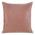 Eurofirany DESIGN 91 LUIZ / 3 Velvet pillowcase, quilted using hot press technology with a geometric pattern, 40X40 cm, color: p