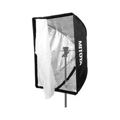 Läbimissuvija Mitoja Valgustus Seade - MITOYA EASY Softbox 50x70cm Kiire Kogumine Hõbedane Peegeldav