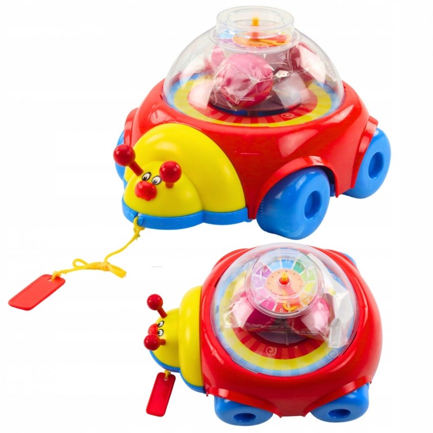 Trifox Ladybug Train Set with Balls and Clock – 2