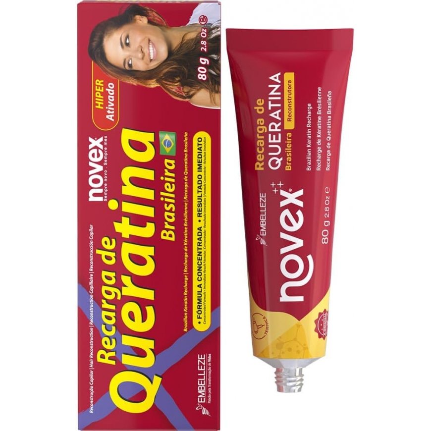 NOVEX Бразильская Кератин, крем Recarga de Queratina, 80г