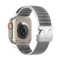 Beline Woven Nylon Diagonal Style lange käevõru Apple Watch'ile 38/40/41mm musta värvi.