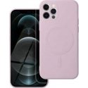Oem SILICONE MAG COVER lietotnes, saderīga ar MagSafe, paredzēta IPHONE 12 Pro rozā.