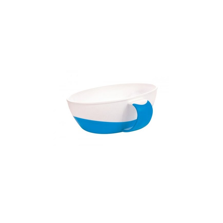 CANPOL BABIES bowl with spoon LITTLE COW, blue, 350 ml, 31/406