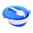 CANPOL BABIES bowl with spoon LITTLE COW, blue, 350 ml, 31/406 CANPOL BABIES bowl with spoon LITTLE COW, blue, 350 ml, 31/406