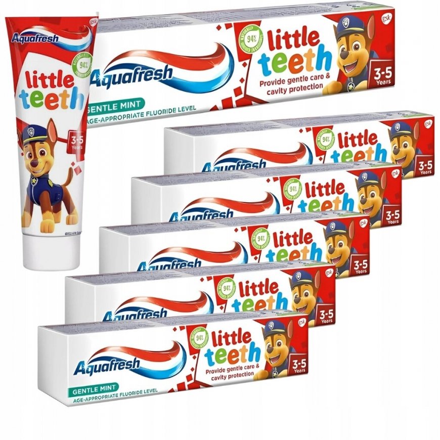 AQUAFRESH hambaharja lastele vanuses 3-5 aastat - Väikesed hambad