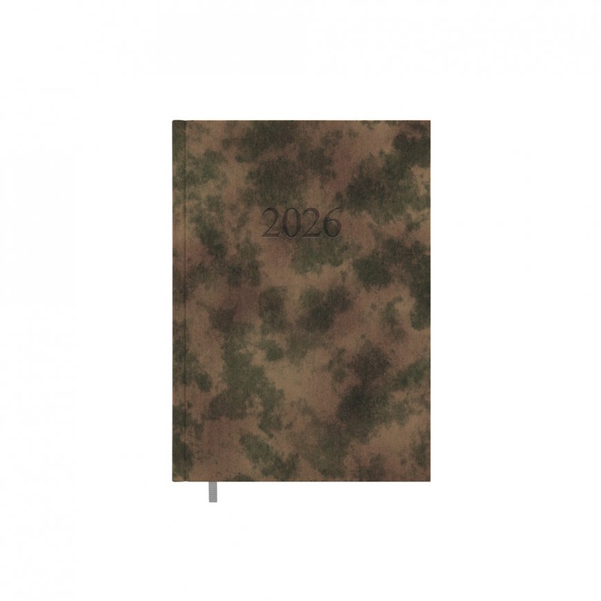 Calendar Timer MANAGER Day 2026, A5, PU, Camouflage