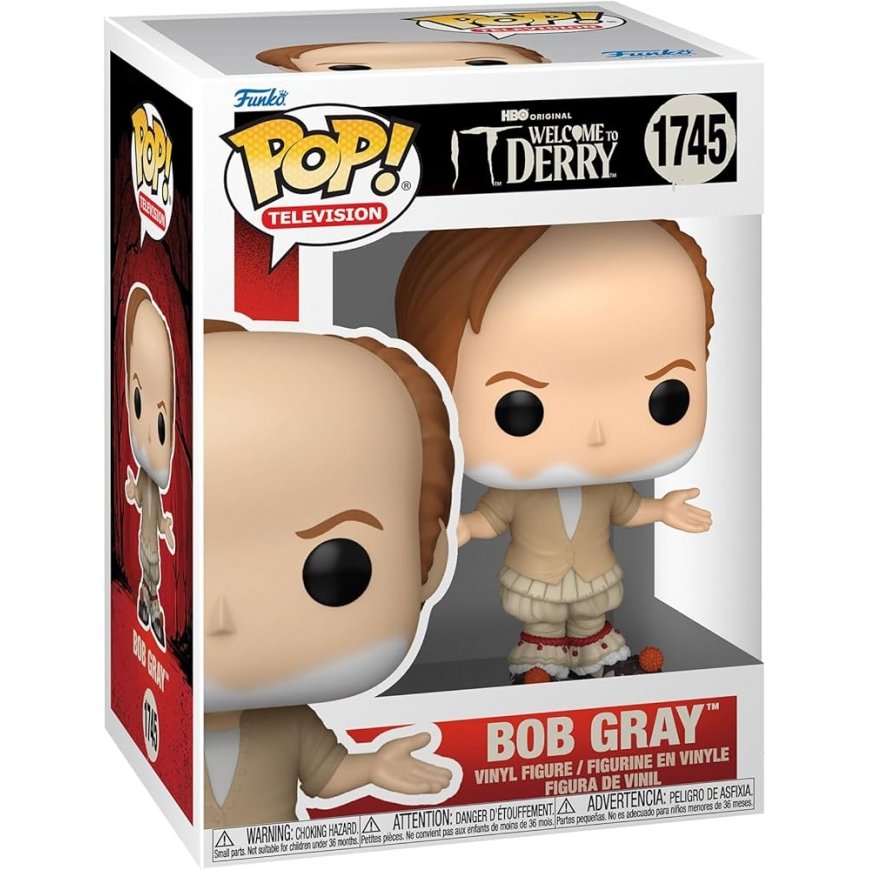 Funko POP figure IT Welcome To Derry Bob Gray as Pennywise