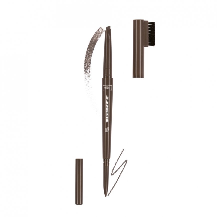 "Wibo 3 in 1" Eyebrow Styler 1 Soft Brown