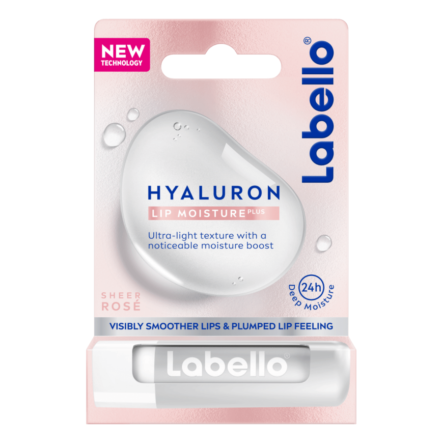 Nivea Hyaluron lūpu mitrums Plus roze, 5,2 g
