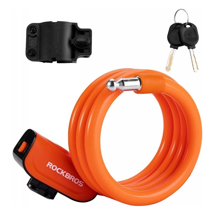 RockBros RB515OR Bicycle Lock, with key