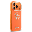 Guess IML 4G Script Metal Logo Case for iPhone 17 Pro Orange Guess IML 4G Script Metal Logo Case for iPhone 17 Pro Orange