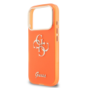 Guess IML 4G Script Metal Logo Case for iPhone 17 Pro Orange Guess IML 4G Script Metal Logo Case for iPhone 17 Pro Orange