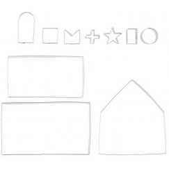 Winteria GINGERBREAD Gingerbread House Molds, 10 pcs.