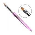 Semilac Clavier One Stroke Angular Brush for Decorations and Gel, Size 4, 6 Semilac Clavier One Stroke Angular Brush for Decorations and Gel, Size 4, 6
