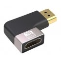 PREMIUMCORD Adapteris savienojums 8K HDMI A - HDMI A, F/M, 90° leņķī - labais PREMIUMCORD Adapteris savienojums 8K HDMI A - HDMI A, F/M, 90° leņķī - labais