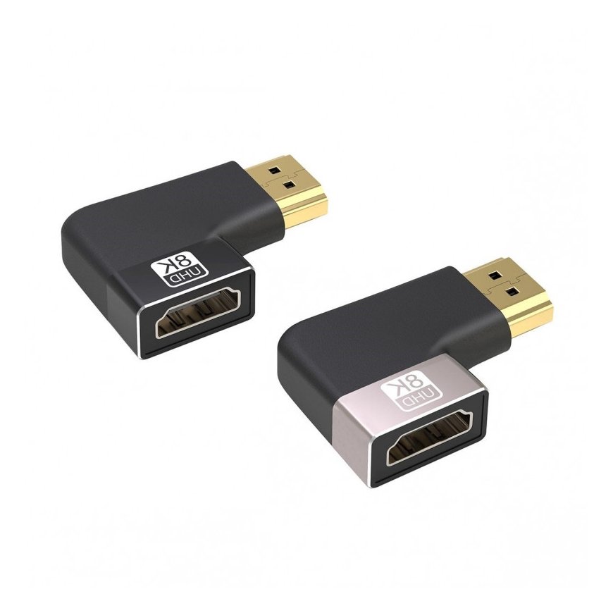 PREMIUMCORD 8K HDMI A - HDMI A Adapter, F/M, 90° oikealle – 2