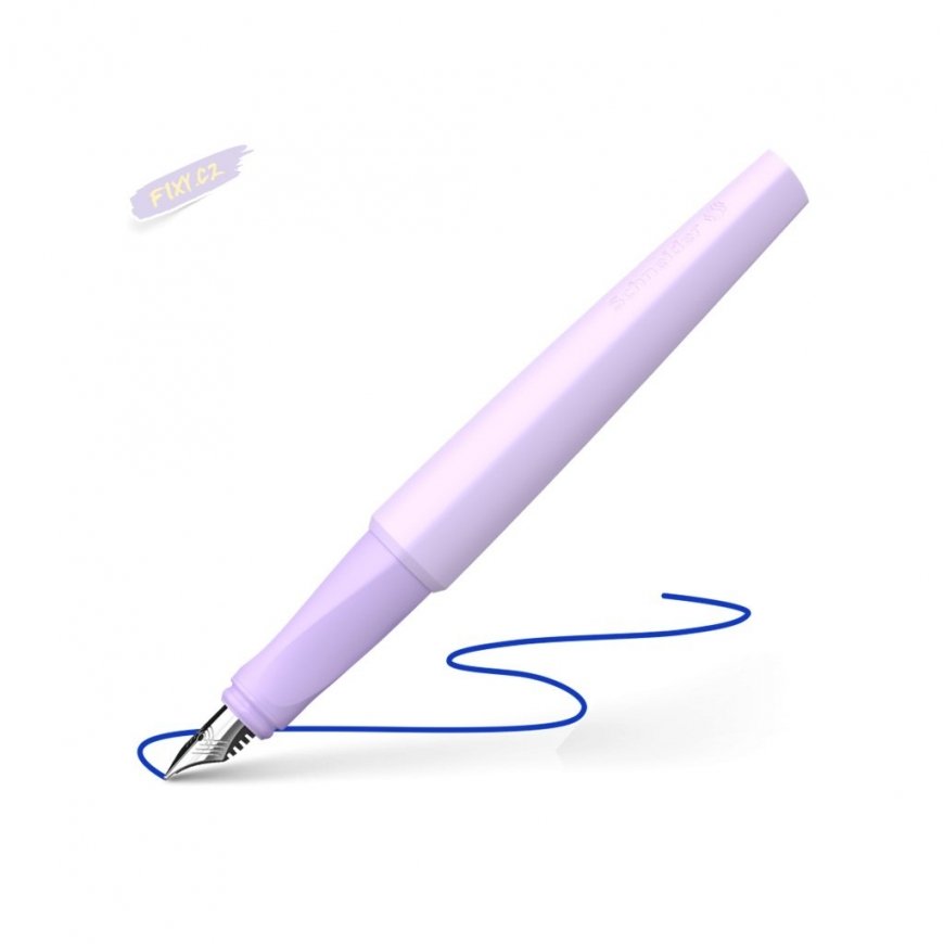 Plunksnakotis SCHNEIDER Tomo M, plastikinis, matinis violetinės spalvos korpusas, tinka dešiniarankiams ir kairiarankiams – 2