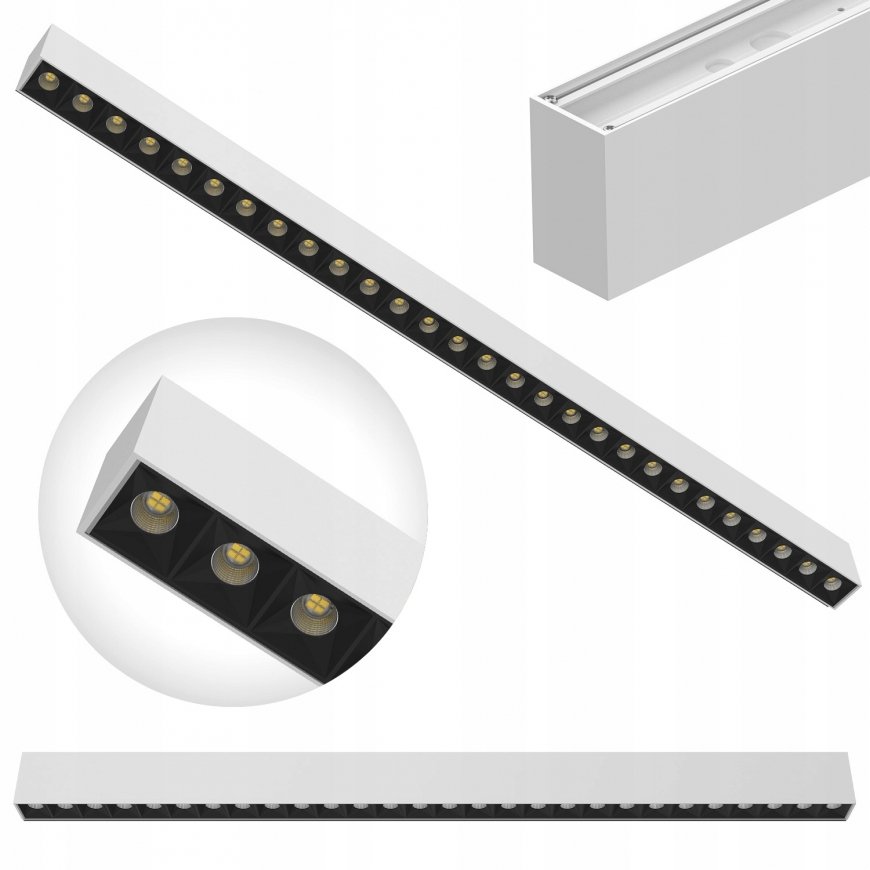 Spacetronik LED-kattoverho GLOW D22 Pro Valkoinen