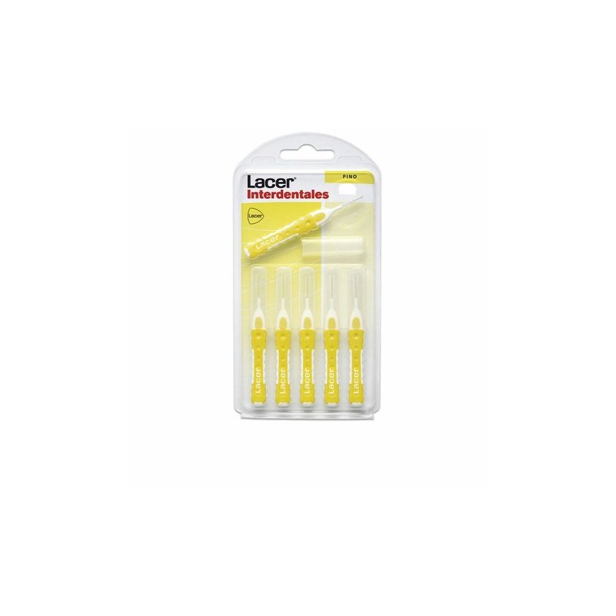 "Lacer Interdental Fine Straight" dantų priežiūros siūlas 6 vnt.