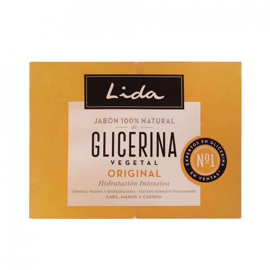 LIDA Ziepes 100% DABISKA ORIGĀLĀGLICERĪNA PARTIJA 2 x 125 gr