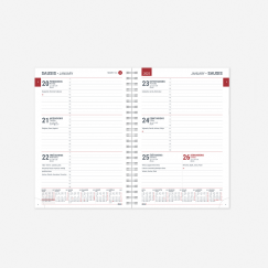 Spirex Week A5 2025 Calendar Supplement Timer