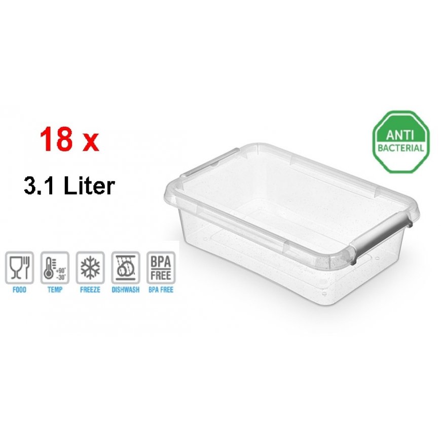 Antibakteriskais konteiners Antibakteriskais* 3,1 l ORPLAST – 2