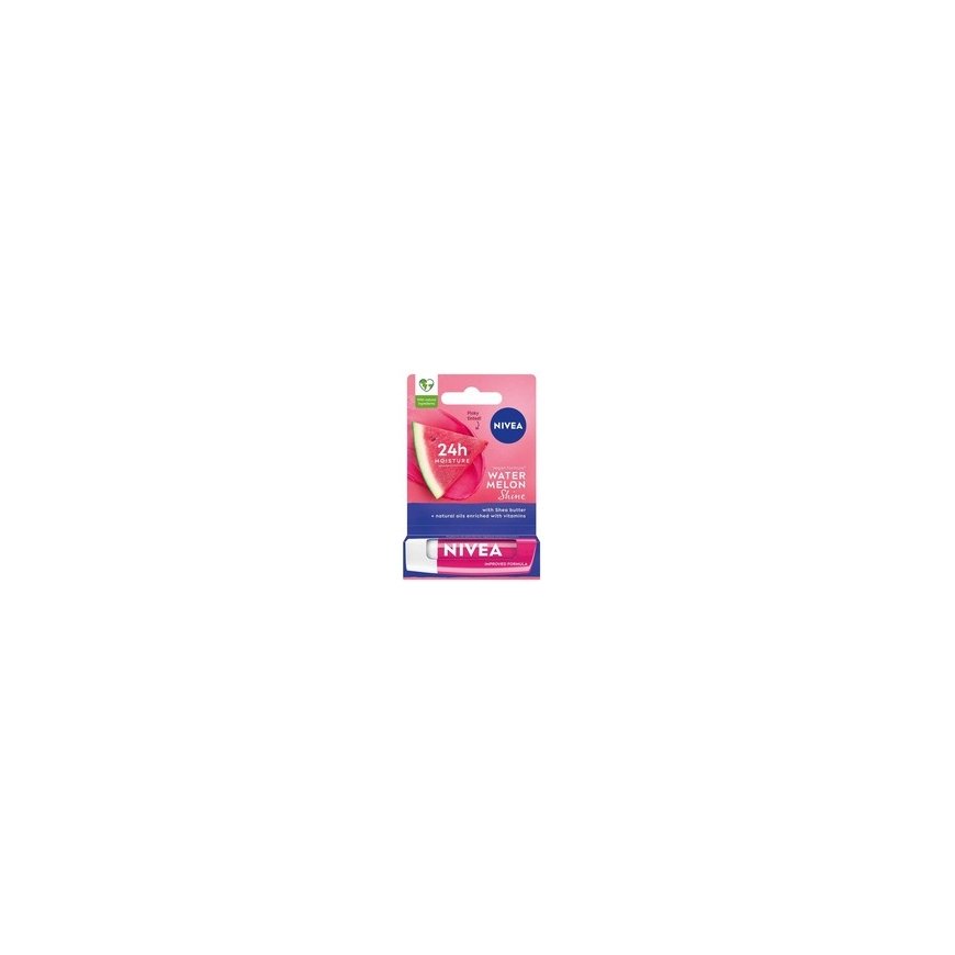 Nivea 24H Moisture lip balm with watermelon shine, 4.8 g – 2