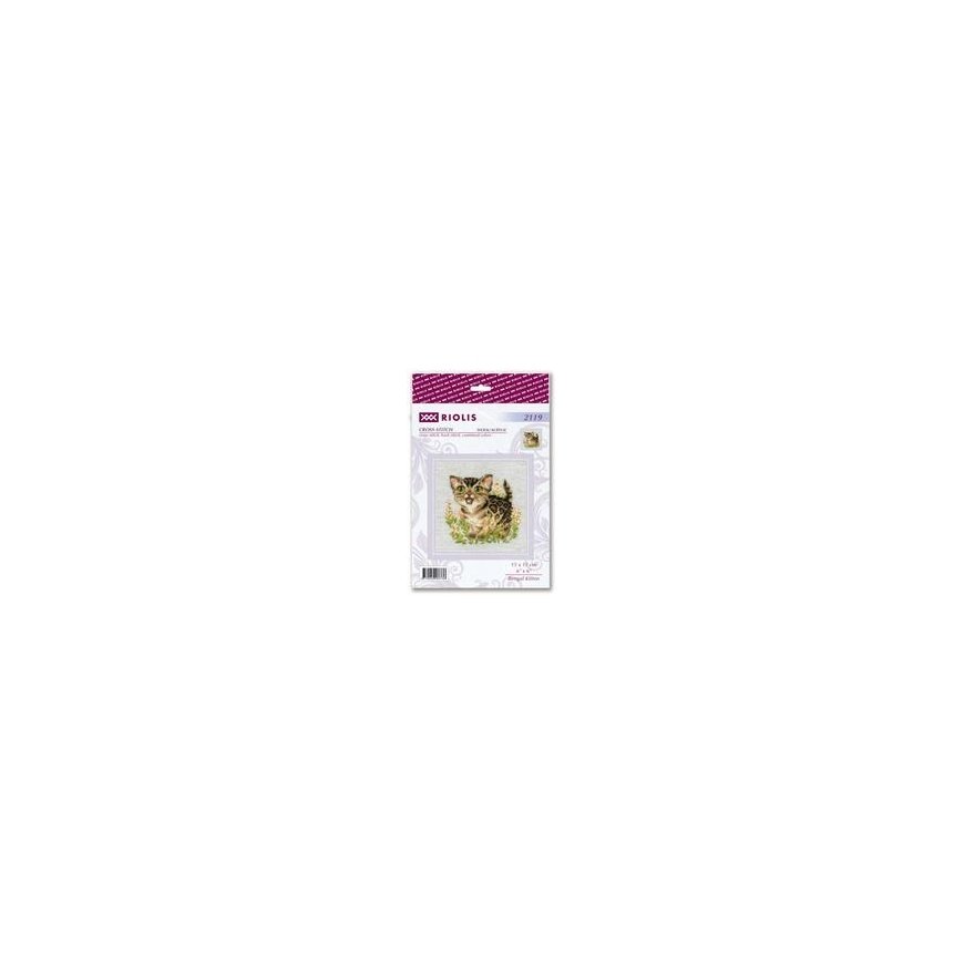 Riolis ristipistokittien sarja Bengalin kissa 15x15 SR2119 – 2