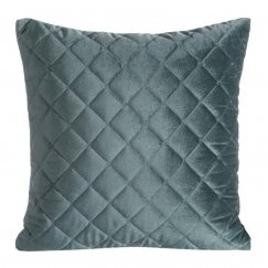 Eurofirany RIA1 Aksomininen tyynynpäällinen, tikattu perinteisellä ompelumenetelmällä, 45X45 cm, väri: tumma minttu