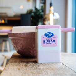 Tala metalli laatikko sp. RETRO vaaleanpunainen