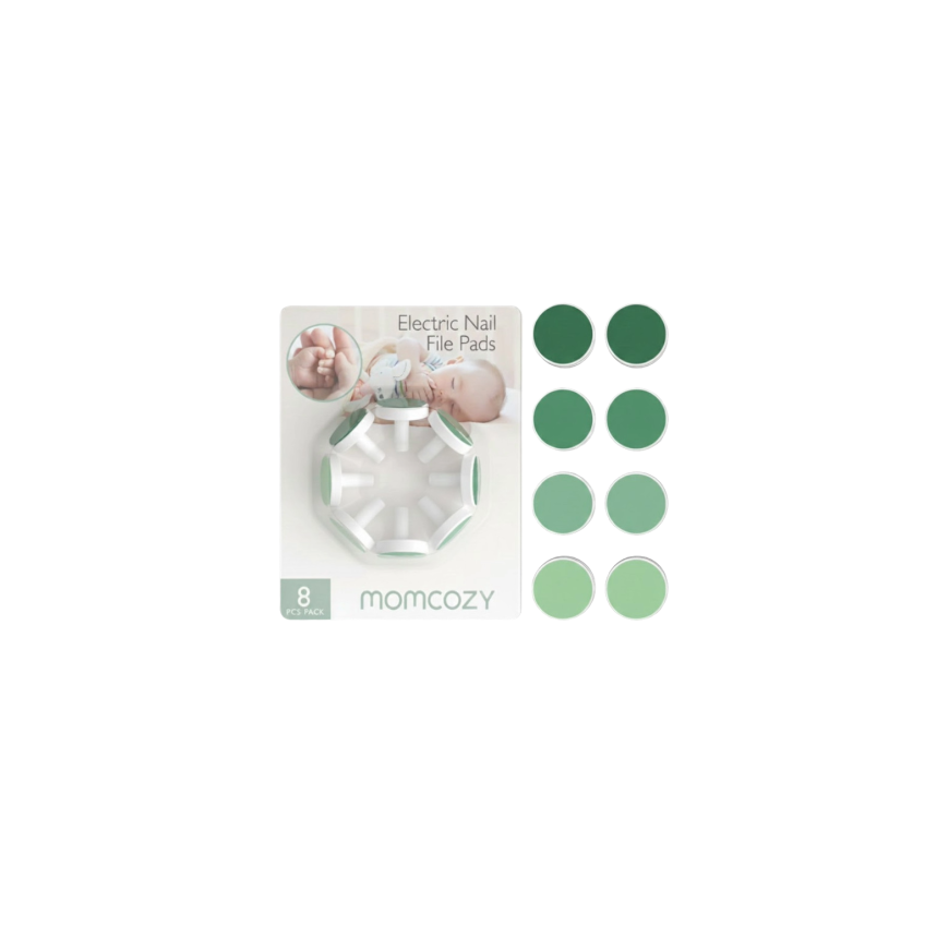 MOMCOZY ELECTRIC INFANT AND CHILD NAIL FILE TIPS SET – 2