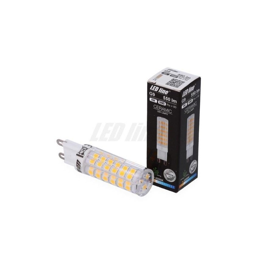 LED line LED spuldze G9 220-240V