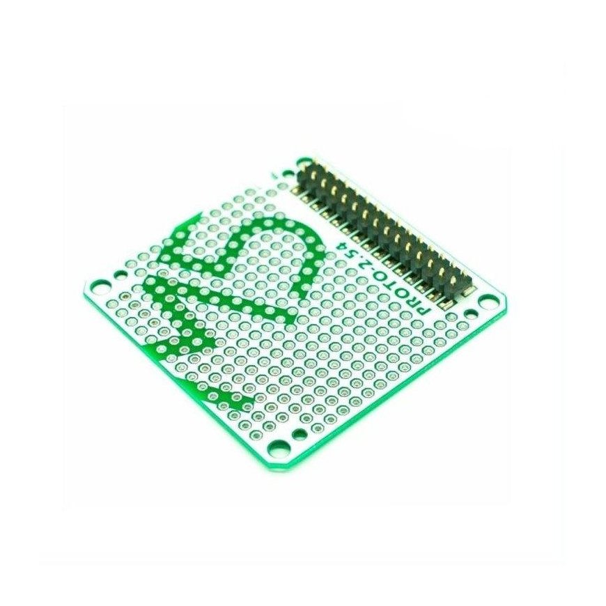 PROTO Board - DIY prototipų kūrimo plokštė su 260 skylių - skirta M5Stack kūrimo moduliams