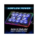 Spirit of Gamer AIRBLADE 1300 RGB jahutusalus sülearvutile 43,2 cm (17") Must