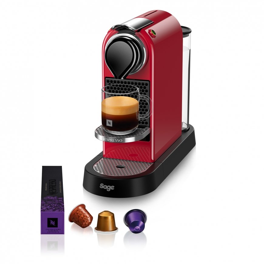 Nespresso Citiz by Sage kapselikone, punainen